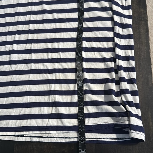 Kate Spade Navy Stripe Lemon Bright Side Tank Dress Size XL - Picture 6 of 6